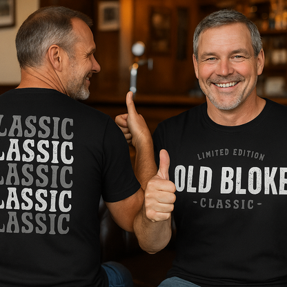 Classic Tshirt For Old Man 