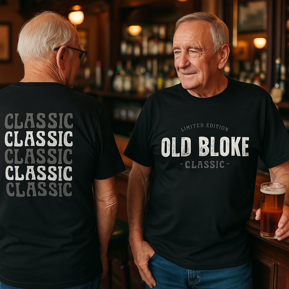 classic tee for old bloke 