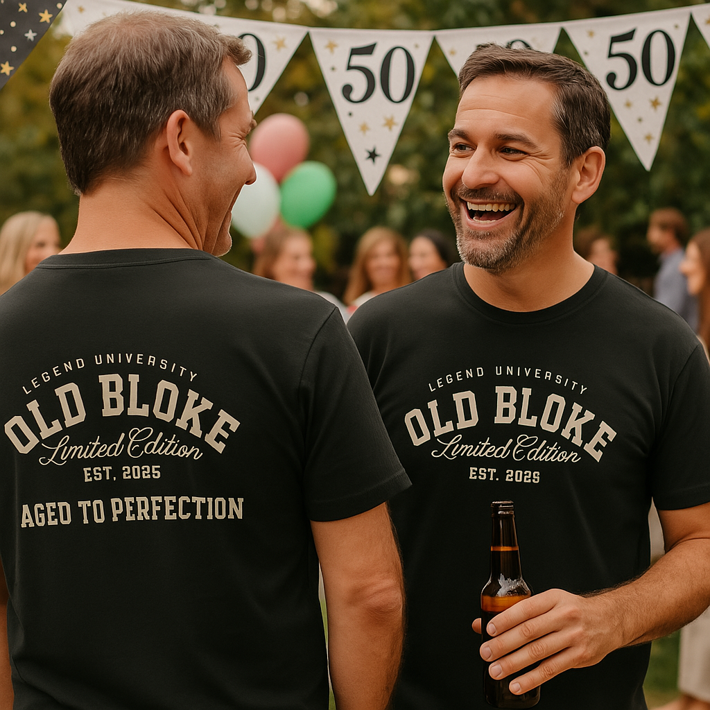 Old Bloke Aged To Perfection Tee
